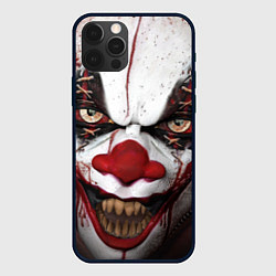 Чехол для iPhone 12 Pro Зомби клоун, цвет: 3D-черный