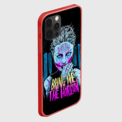 Чехол для iPhone 12 Pro BMTH: Acid Girl, цвет: 3D-красный — фото 2