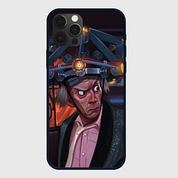 Чехол для iPhone 12 Pro Emmett Lathrop Brown, цвет: 3D-черный