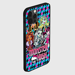 Чехол для iPhone 12 Pro Monster High, цвет: 3D-черный — фото 2