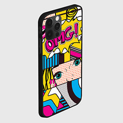 Чехол для iPhone 12 Pro POP ART, цвет: 3D-черный — фото 2