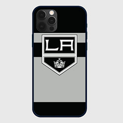 Чехол для iPhone 12 Pro Los Angeles Kings, цвет: 3D-черный