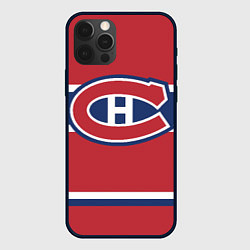 Чехол для iPhone 12 Pro Montreal Canadiens, цвет: 3D-черный
