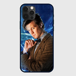 Чехол для iPhone 12 Pro 11th Doctor Who, цвет: 3D-черный