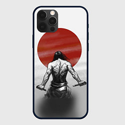 Чехол для iPhone 12 Pro Ярость самурая, цвет: 3D-черный
