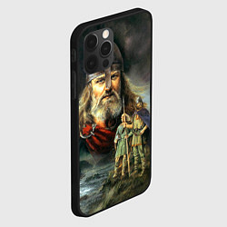 Чехол для iPhone 12 Pro Богатырь Руси, цвет: 3D-черный — фото 2