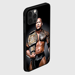 Чехол для iPhone 12 Pro Dwayne Johnson, цвет: 3D-черный — фото 2