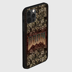 Чехол для iPhone 12 Pro DOOM Skulls, цвет: 3D-черный — фото 2