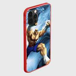 Чехол для iPhone 12 Pro Muay Thai Rage, цвет: 3D-красный — фото 2