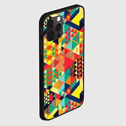 Чехол для iPhone 12 Pro Геометрия, цвет: 3D-черный — фото 2