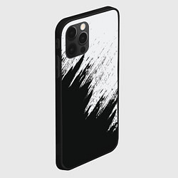 Чехол для iPhone 12 Pro Черно-белый разрыв, цвет: 3D-черный — фото 2
