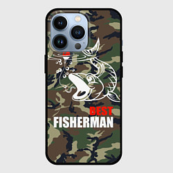 Чехол для iPhone 13 Pro Best fisherman, цвет: 3D-черный