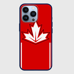 Чехол для iPhone 13 Pro Сборная Канады: домашняя форма, цвет: 3D-тёмно-синий