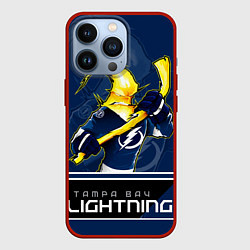 Чехол для iPhone 13 Pro Bay Lightning, цвет: 3D-красный