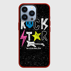 Чехол для iPhone 13 Pro Rock Star, цвет: 3D-красный