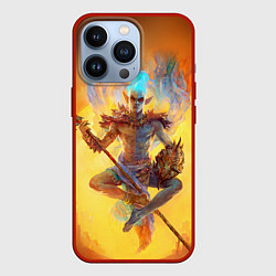 Чехол для iPhone 13 Pro Вивек, цвет: 3D-красный