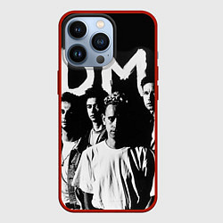 Чехол для iPhone 13 Pro Depeche mode: black, цвет: 3D-красный