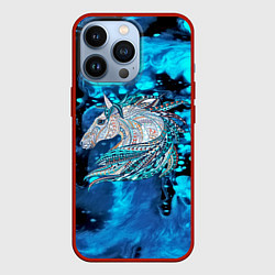 Чехол для iPhone 13 Pro Сказочная лошадь, цвет: 3D-красный