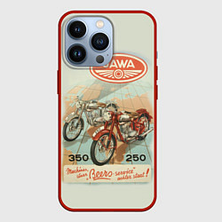 Чехол для iPhone 13 Pro JAWA, цвет: 3D-красный