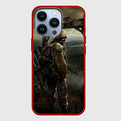 Чехол для iPhone 13 Pro STALKER: Call of Pripyat, цвет: 3D-красный