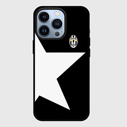 Чехол для iPhone 13 Pro FC Juventus: Star, цвет: 3D-черный