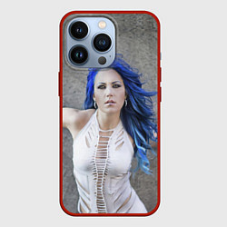 Чехол для iPhone 13 Pro Arch Enemy: Alissa White-Gluz, цвет: 3D-красный