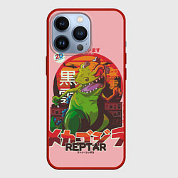 Чехол для iPhone 13 Pro Godzilla Reptar, цвет: 3D-красный