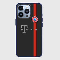 Чехол для iPhone 13 Pro Bayern FC: Black 2018, цвет: 3D-тёмно-синий