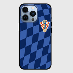 Чехол для iPhone 13 Pro Сборная Хорватии, цвет: 3D-черный