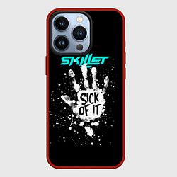 Чехол для iPhone 13 Pro Skillet: Sick of it, цвет: 3D-красный