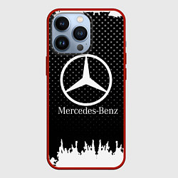Чехол для iPhone 13 Pro Mercedes-Benz: Black Side, цвет: 3D-красный