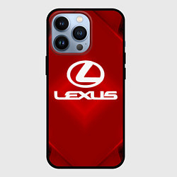 Чехол для iPhone 13 Pro Lexus: Red Light, цвет: 3D-черный