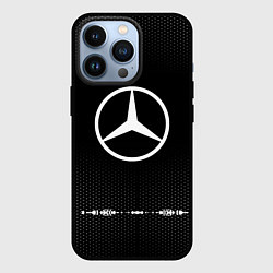 Чехол для iPhone 13 Pro Mercedes: Black Abstract, цвет: 3D-черный