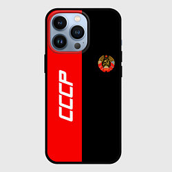 Чехол для iPhone 13 Pro СССР: Red Collection, цвет: 3D-черный