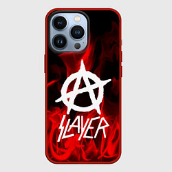 Чехол для iPhone 13 Pro Slayer Flame, цвет: 3D-красный