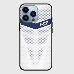 Чехол для iPhone 13 Pro N7: White Armor, цвет: 3D-черный