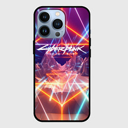 Чехол iPhone 13 Pro Cyberpunk 2077: Neon Lines