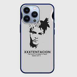 Чехол для iPhone 13 Pro XXXTentacion RIP, цвет: 3D-тёмно-синий