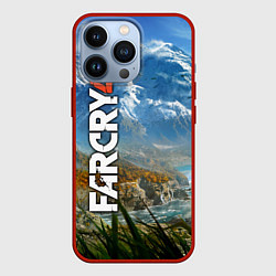 Чехол для iPhone 13 Pro Far Cry 4: Ice Mountains, цвет: 3D-красный