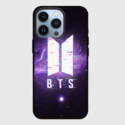Чехол для iPhone 13 Pro BTS: Violet Space, цвет: 3D-черный