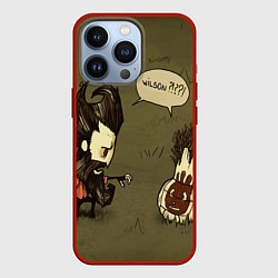 Чехол для iPhone 13 Pro Wilson outcast, цвет: 3D-красный