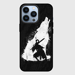 Чехол для iPhone 13 Pro Dark Souls: Howling Wolf, цвет: 3D-черный