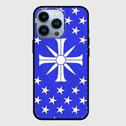 Чехол для iPhone 13 Pro Far Cry 5: Blue Cult Symbol, цвет: 3D-черный