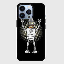 Чехол для iPhone 13 Pro Kill All Humans, цвет: 3D-черный