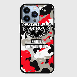 Чехол для iPhone 13 Pro Khabib Nurmagomedov: Red Camo, цвет: 3D-черный