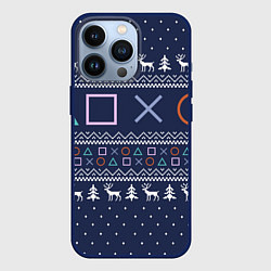 Чехол для iPhone 13 Pro Winter PS, цвет: 3D-тёмно-синий