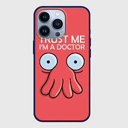 Чехол для iPhone 13 Pro Trust Me I'm a Doctor, цвет: 3D-тёмно-синий