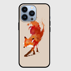 Чехол для iPhone 13 Pro Paint Fox, цвет: 3D-черный