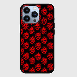 Чехол для iPhone 13 Pro Cyberpunk 2077: Samurai Pattern, цвет: 3D-черный