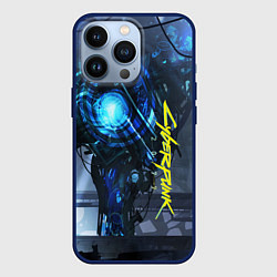 Чехол для iPhone 13 Pro Cyberpunk 2077, цвет: 3D-тёмно-синий